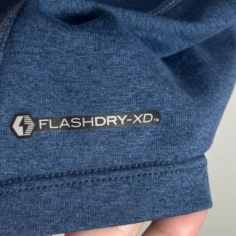 The North Face Mens Blue FlashDry-XS Hoodie Pullover Top sz Large Lightweight